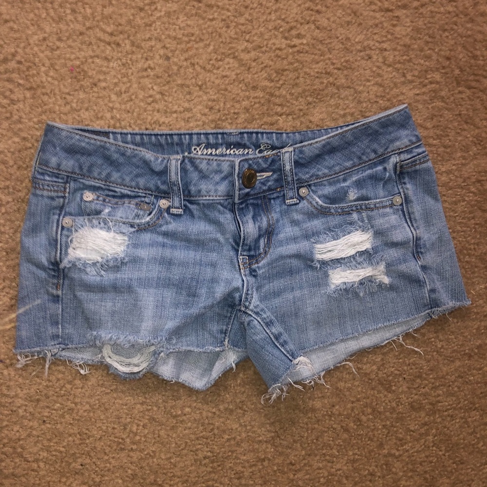 American Eagle distressed shorts